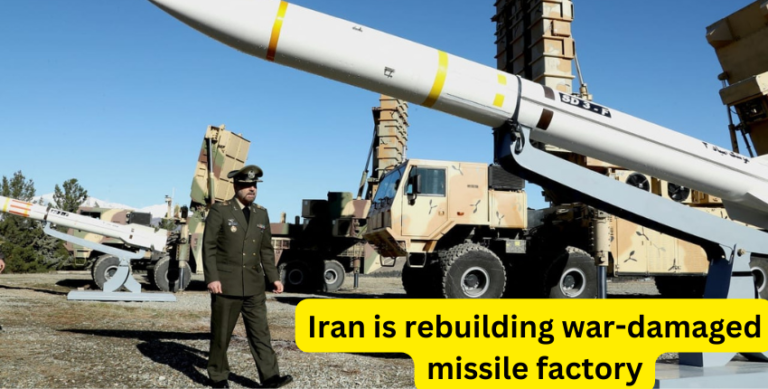 Iran is rebuilding war-damaged missile factory